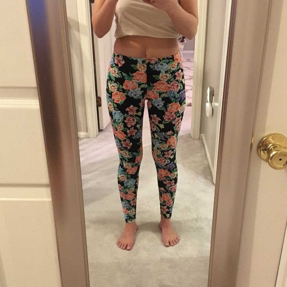 Floral leggings